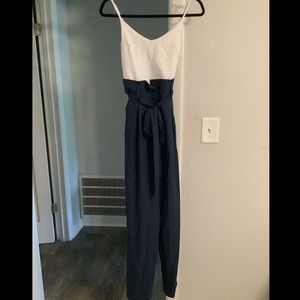 Blue and White jumpsuit